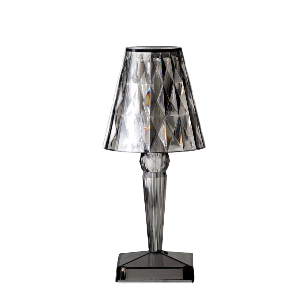 Minimalistische Oplaadbare LED Tafellamp – Moderne Kristal-Inspiratie Bureauverlichting voor Huis & Kantoor