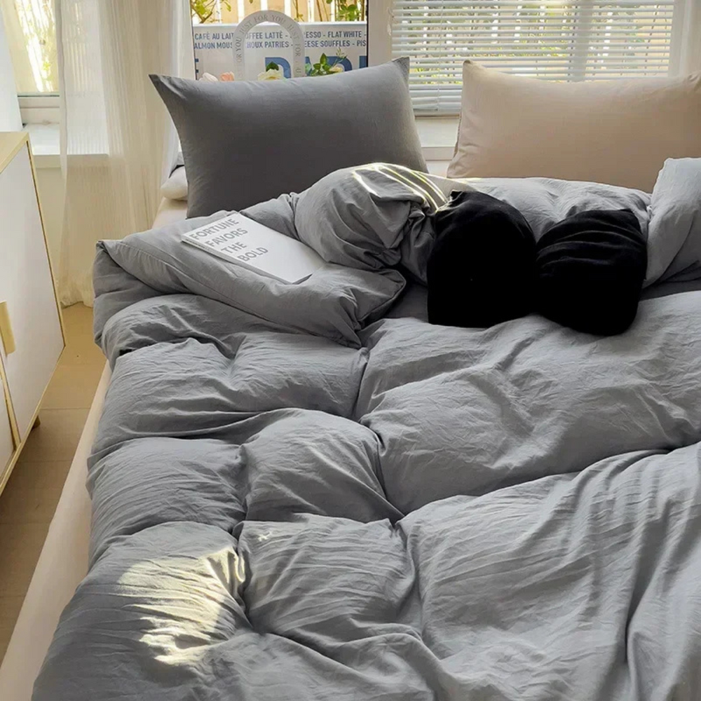 Cura Luxe Beddengoed 155x220 cm – Zacht, Ademend & Stijlvol