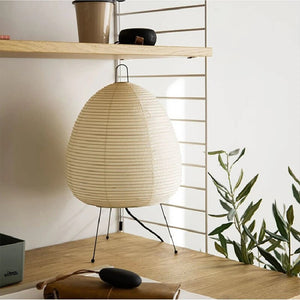 Japanse Reispapier Tafellamp – Minimalistisch Zacht Licht voor Woondecoratie