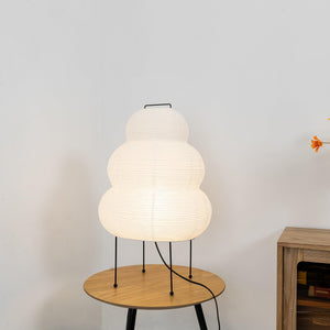 LumiBiegung Washi Papieren Tafellamp – Zacht Diffuus Warm LED Licht voor Gezellige Sfeer in Huis