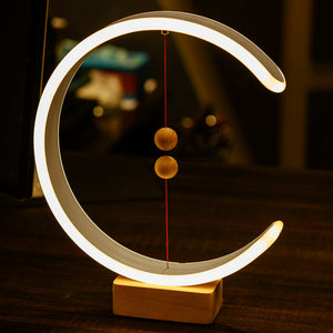 Elegante LED Maanlamp – Moderne Verlichting voor Gezellige Interieurs