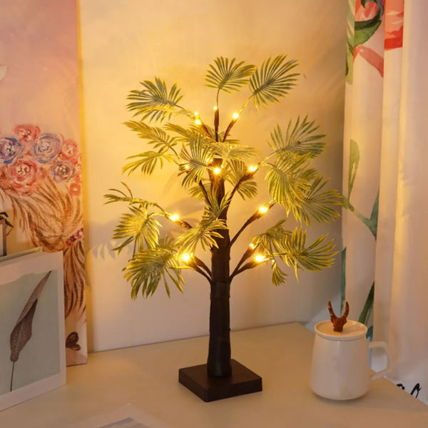 PalmenGlanz LED Palmblaadjes – Tropische Woondecoratie met Warm Wit Licht