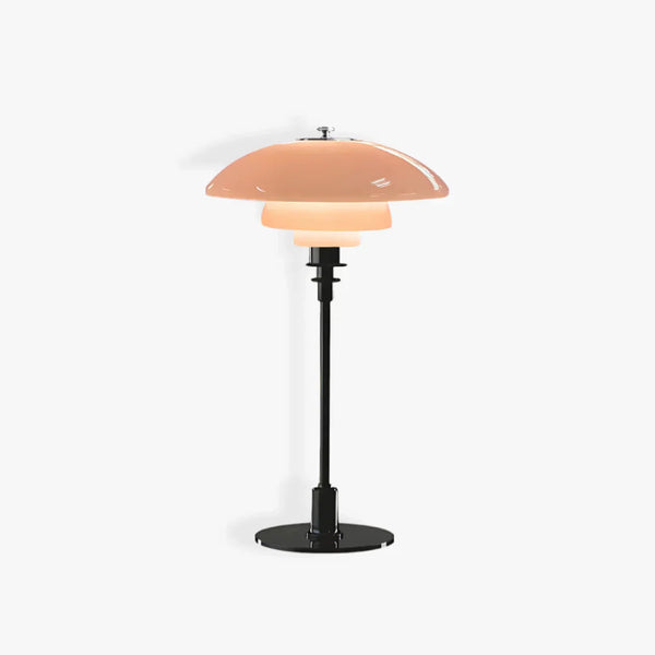 Moderne Deense Tafellamp – Metaal & Glas LED Verlichting voor Thuis