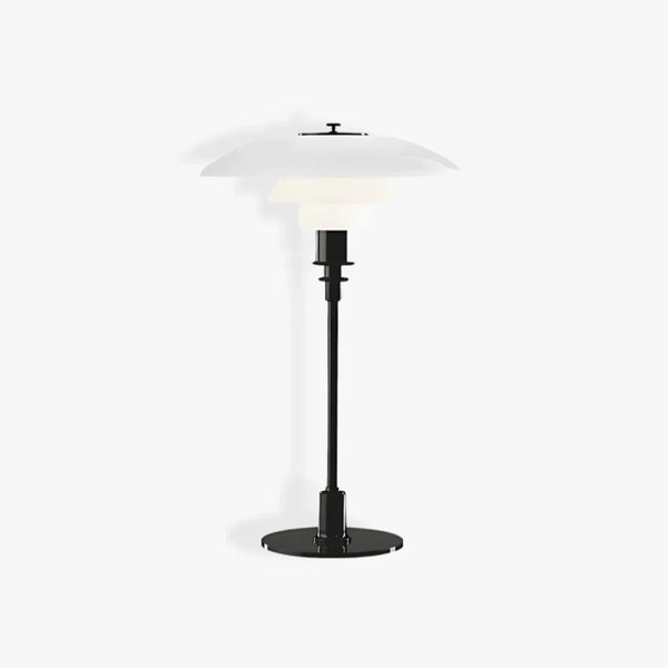 Moderne Deense Tafellamp – Metaal & Glas LED Verlichting voor Thuis