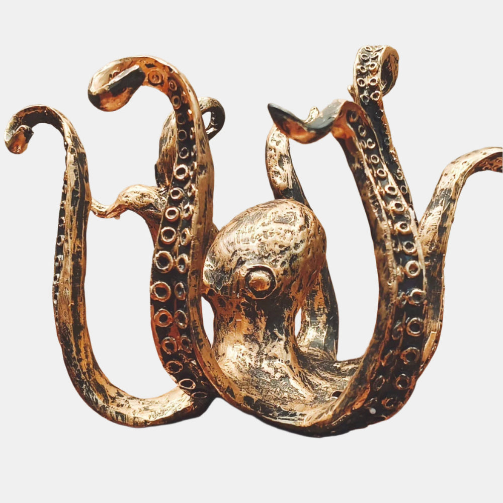 Decoratieve Octopusvormige Houder voor Bekers en Accessoires  Nautische Woondecoratie
