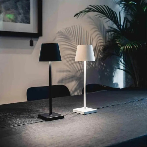 Draagbare Draadloze LED Tafellamp met Touch Bediening – Oplaadbare Moderne Woonverlichting