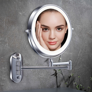 Dubbelzijdige LED Make up Spiegel  Wandspiegel voor Badkamer  Kaptafel