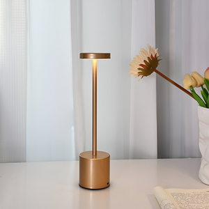Draadloze Oplaadbare Retro Tafellamp – LED Touch Dimbare Verlichting voor Huis & Terras