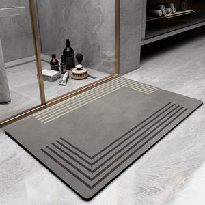 DryWave Sneldrogende Badmat | Antislip & Pluche Comfort voor Badkamers