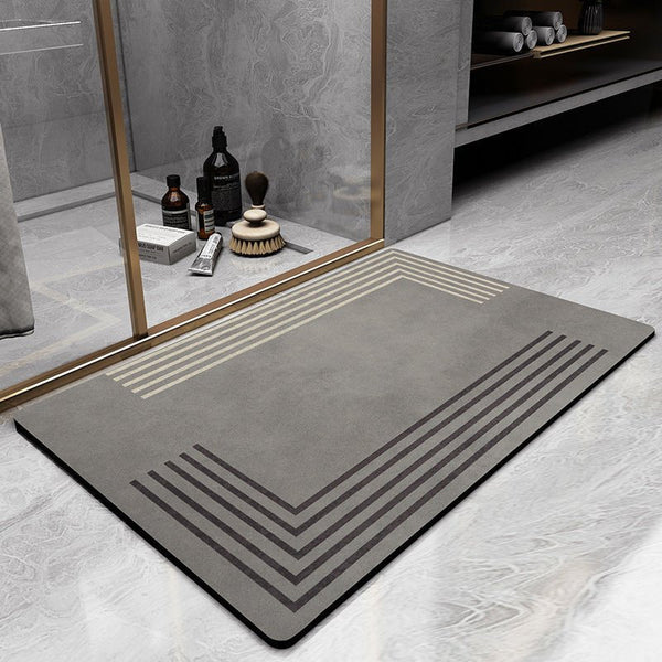 DryWave Sneldrogende Badmat | Antislip & Pluche Comfort voor Badkamers