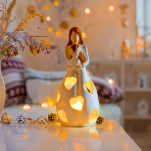 Hartvormige LED Tafellamp – Romantisch Warm Wit Sfeerverlichting voor Woondecoratie