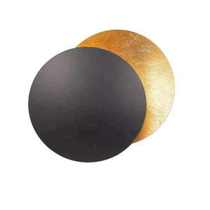 Eclips Wandlamp | Draaibare Gouden Schijven LED Wandlamp voor Woonkamer & Slaapkamer