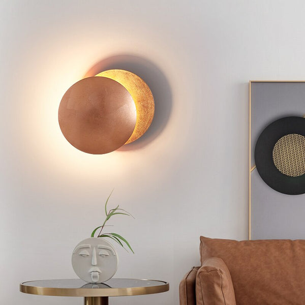 LED Wandleuchte Geïnspireerd door Eclips – Moderne Gouden Wandlamp  SEO Beschrijving (≈230 woorden):