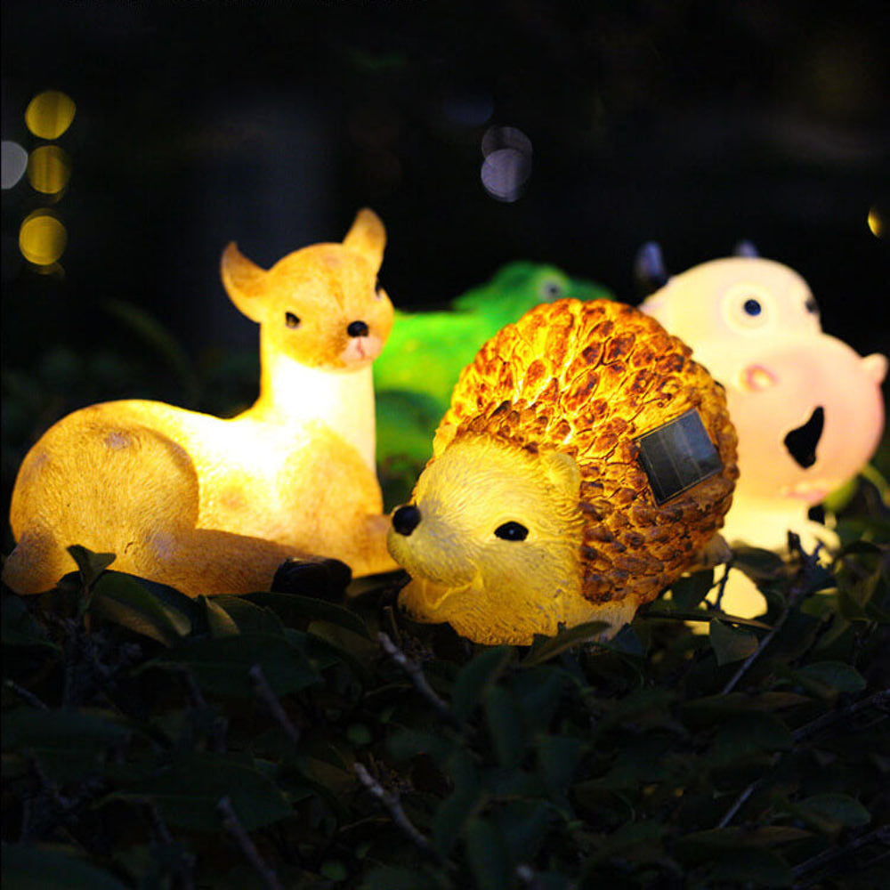 Zonne energie Dieren LED Tuinlampen  Speelse Buitenverlichting voor Paden & Terrassen