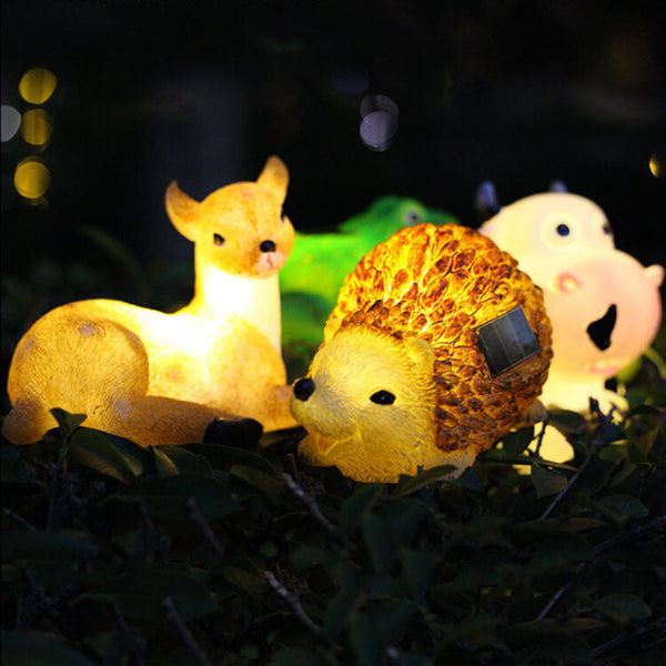 Zonne energie Dieren LED Tuinlampen  Speelse Buitenverlichting voor Paden & Terrassen