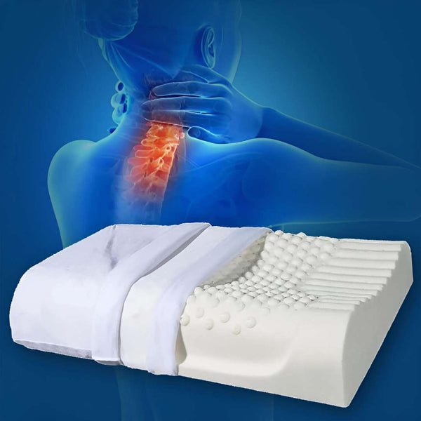 EcoNeck Comfort Orthopedisch Nekkussen – Natuurrubber Ondersteuning voor Beter Slapen