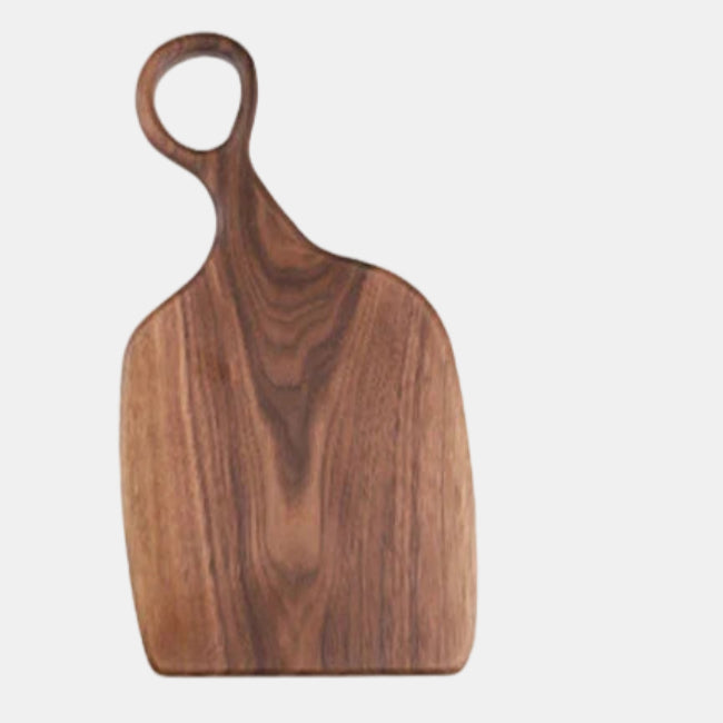 Elegante 2-Pack Walnoot Houten Snijplanken voor Keuken & Serveren