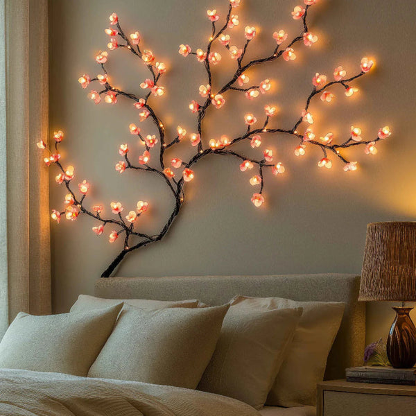 Elegante Hangende Bloemen Wandlamp  Decoratieve LED Verlichting voor Slaapkamer & Woonkamer