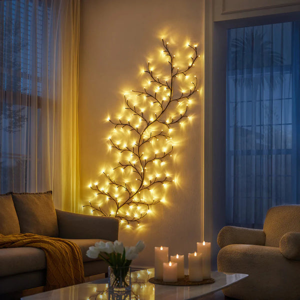 Elegante Hangende Bloemen Wandlamp  Decoratieve LED Verlichting voor Slaapkamer & Woonkamer