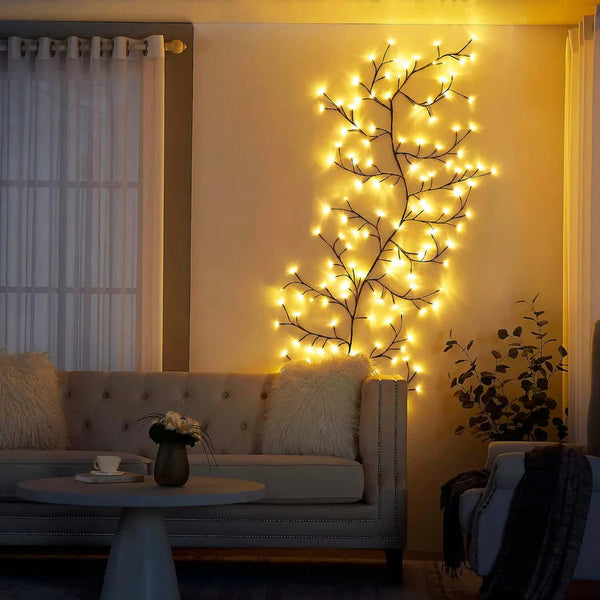 Elegante Hangende Bloemen Wandlamp  Decoratieve LED Verlichting voor Slaapkamer & Woonkamer