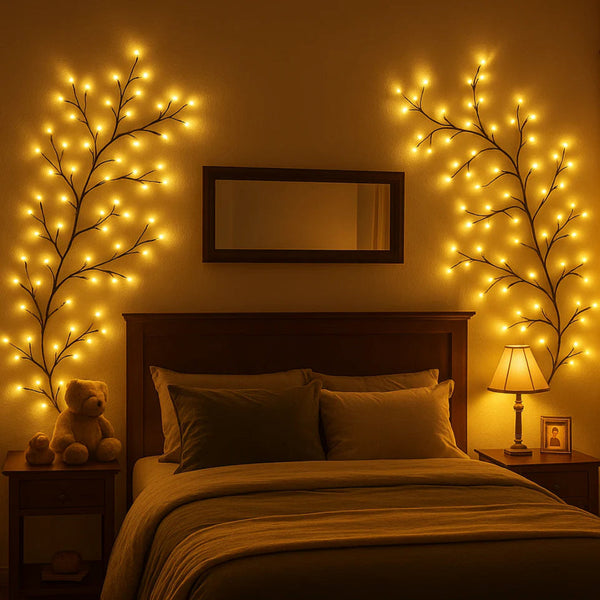 Elegante Hangende Bloemen Wandlamp  Decoratieve LED Verlichting voor Slaapkamer & Woonkamer