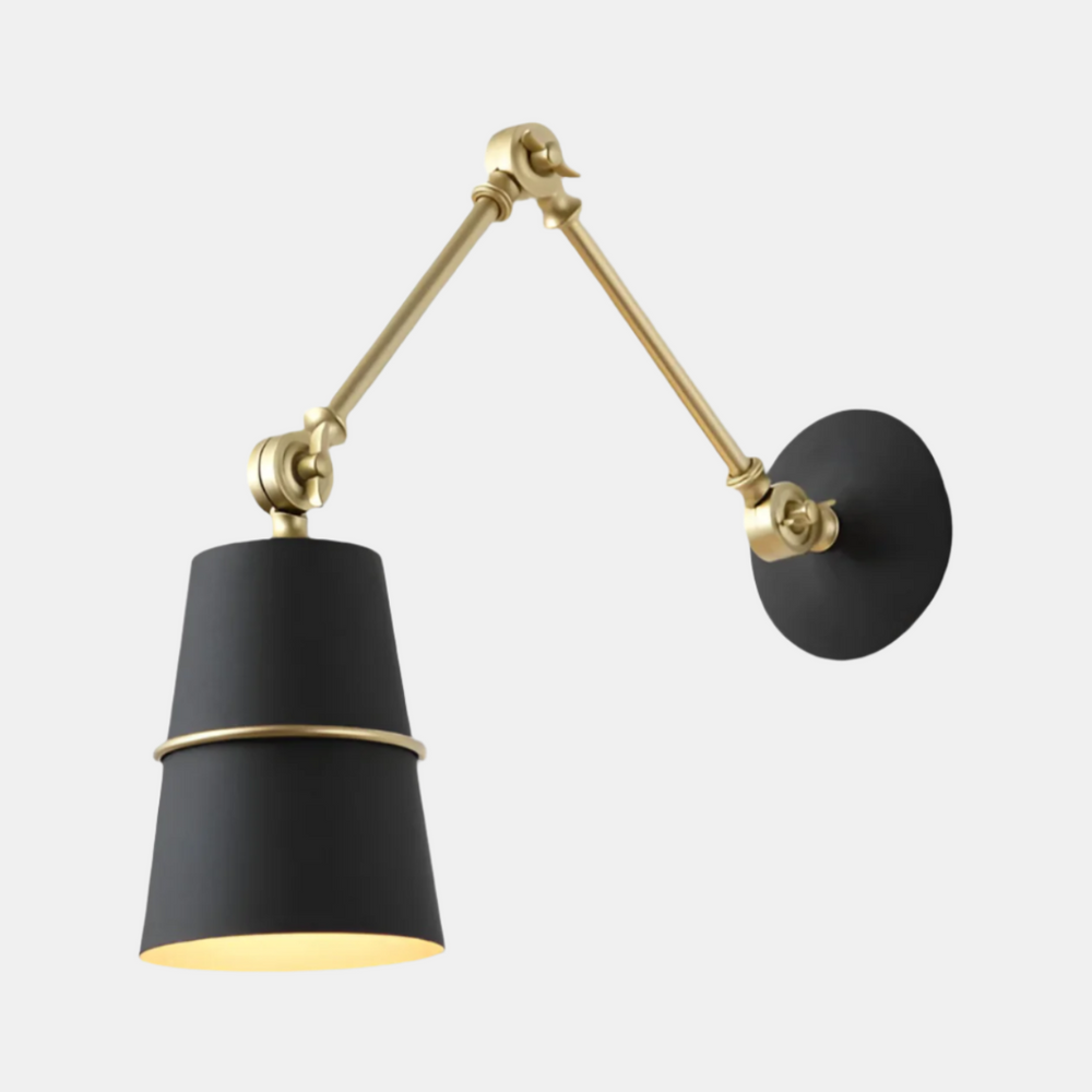 Elegante Verstelbare LED Wandlamp met Lange Zwenkarm voor Moderne Interieurs