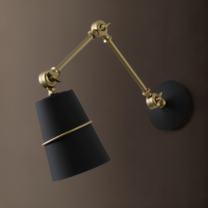 Elegante Verstelbare LED Wandlamp met Lange Zwenkarm voor Moderne Interieurs