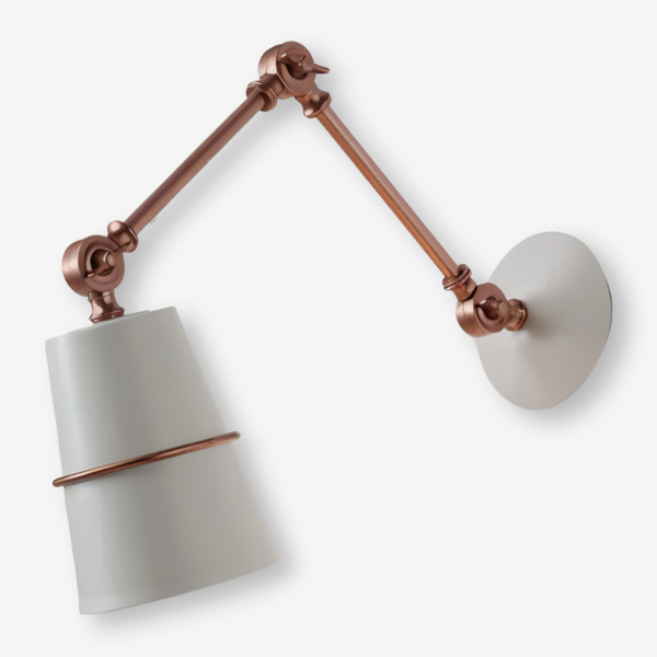 Elegante Verstelbare LED Wandlamp met Lange Zwenkarm voor Moderne Interieurs