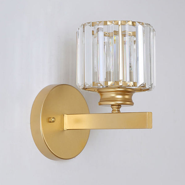 Elegant Kristallen Wandlamp van IJzer  Moderne Wandverlichting voor Woonkamer & Hal