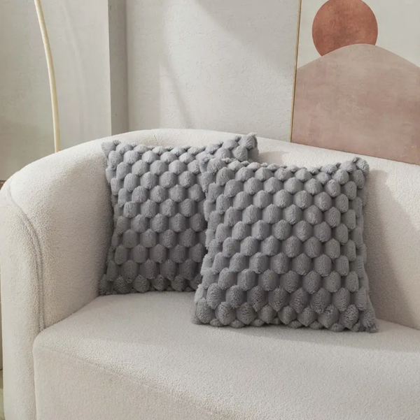 Elegante Kussen met Zachte Textuur  Decoratief Sierkussen voor Woonkamer & Slaapkamer