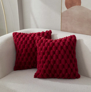 Elegante Kussen met Zachte Textuur  Decoratief Sierkussen voor Woonkamer & Slaapkamer