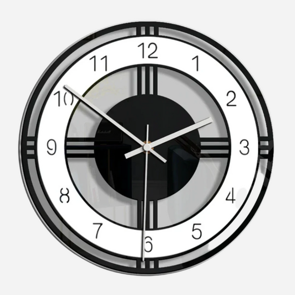 Elegant Minimalistisch Wandklok voor Moderne Woondecoratie  Stil Quartz Uurwerk