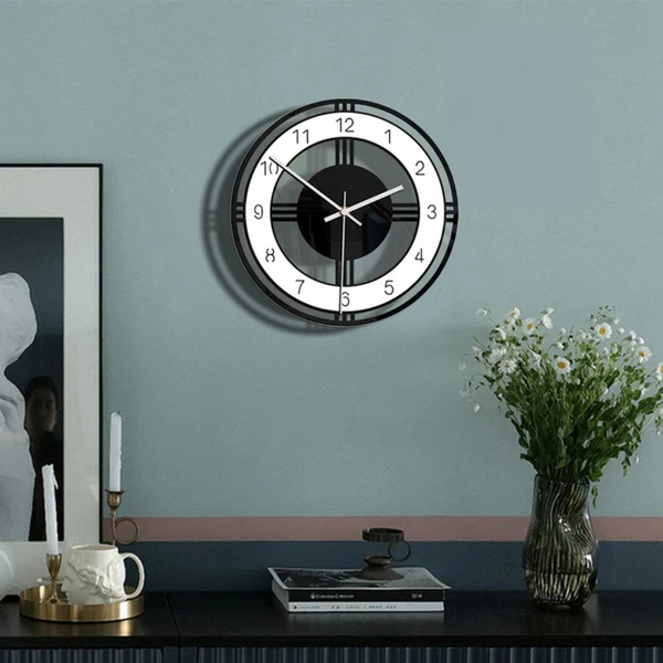 Elegant Minimalistisch Wandklok voor Moderne Woondecoratie  Stil Quartz Uurwerk