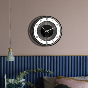 Elegant Minimalistisch Wandklok voor Moderne Woondecoratie  Stil Quartz Uurwerk