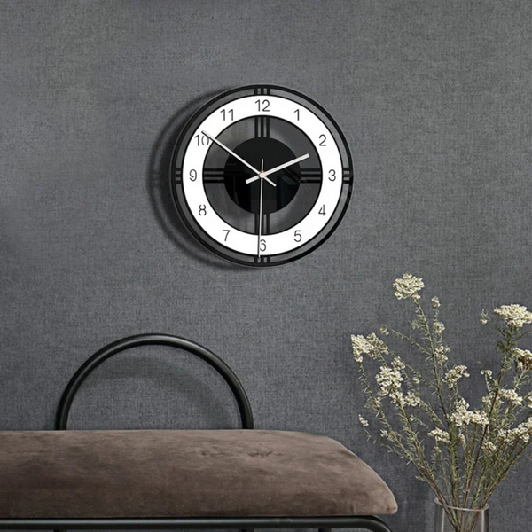 Elegant Minimalistisch Wandklok voor Moderne Woondecoratie  Stil Quartz Uurwerk