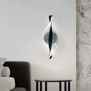 Elegante Moderne LED-Wandlamp  Gouden Afwerking met Mat Acryl Licht