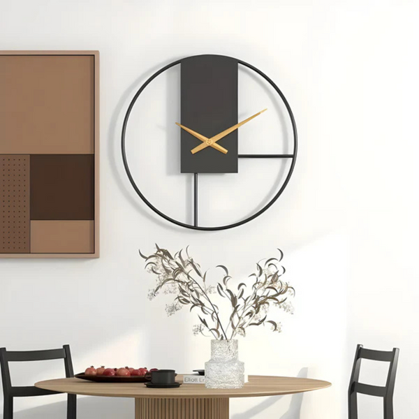 Elegant Stil Wandklok  Modern Minimalistisch Woondecoratie voor Woonkamer & Kantoor