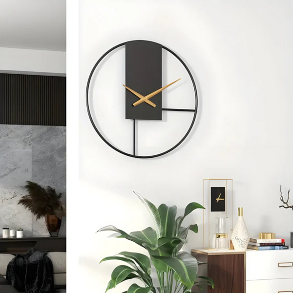 Elegant Stil Wandklok  Modern Minimalistisch Woondecoratie voor Woonkamer & Kantoor