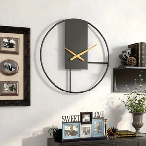 Elegant Stil Wandklok  Modern Minimalistisch Woondecoratie voor Woonkamer & Kantoor