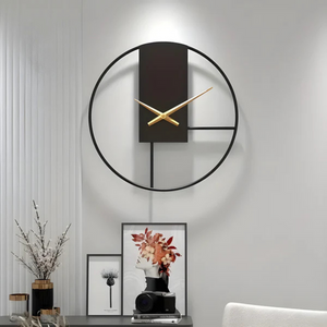 Elegant Stil Wandklok  Modern Minimalistisch Woondecoratie voor Woonkamer & Kantoor