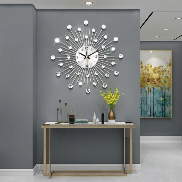 Elegant Modern Wandklok  Stil & Minimalistisch voor Woondecoratie