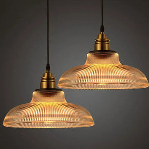 Elegante Hanglamp van Glas met Verstelbare Kabel – Moderne Binnenhanglamp