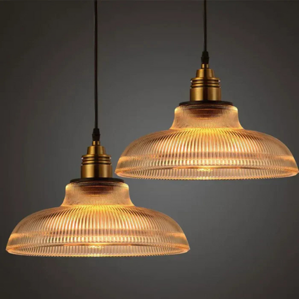 Elegante Hanglamp van Glas met Verstelbare Kabel – Moderne Binnenhanglamp