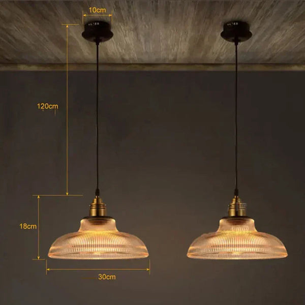 Elegante Hanglamp van Glas met Verstelbare Kabel – Moderne Binnenhanglamp