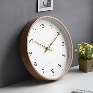 Wandklok Modern Minimalistisch – Stille Quartz Klok Ø30 cm