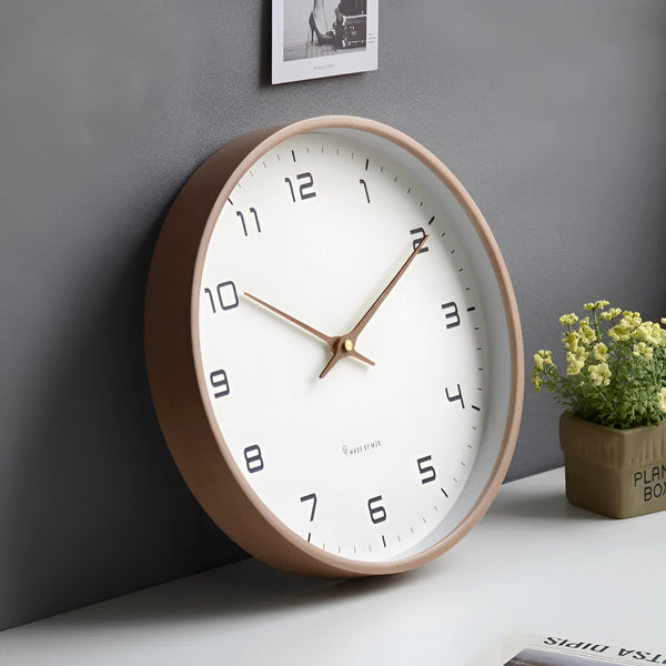Wandklok Modern Minimalistisch – Stille Quartz Klok Ø30 cm