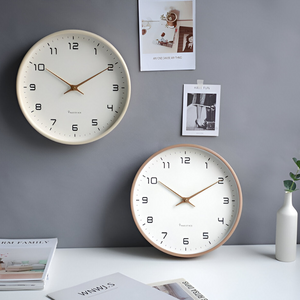 Wandklok Modern Minimalistisch – Stille Quartz Klok Ø30 cm