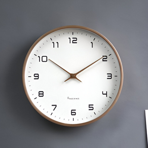 Wandklok Modern Minimalistisch – Stille Quartz Klok Ø30 cm
