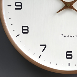 Wandklok Modern Minimalistisch – Stille Quartz Klok Ø30 cm