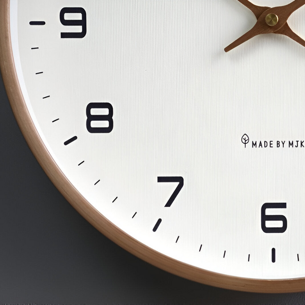 Wandklok Modern Minimalistisch – Stille Quartz Klok Ø30 cm